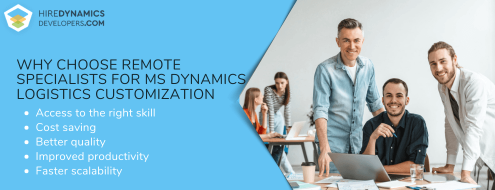 why choose remote dynamics 365 trade and logistics experts