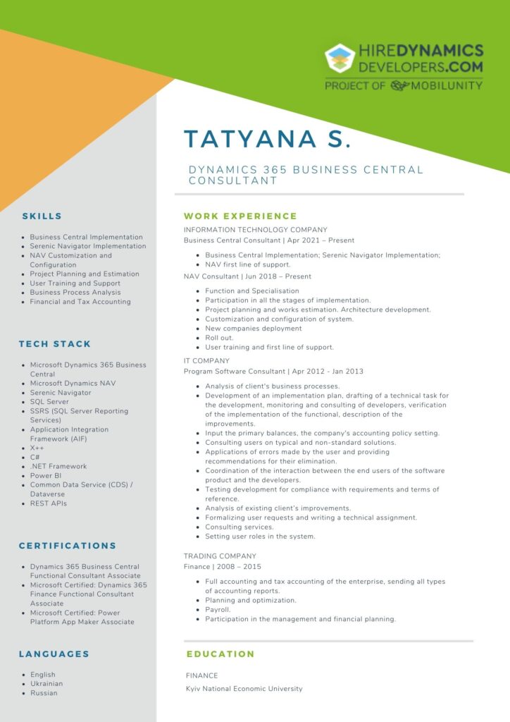 Hire Microsoft Dynamics 365 Business Central Consultant