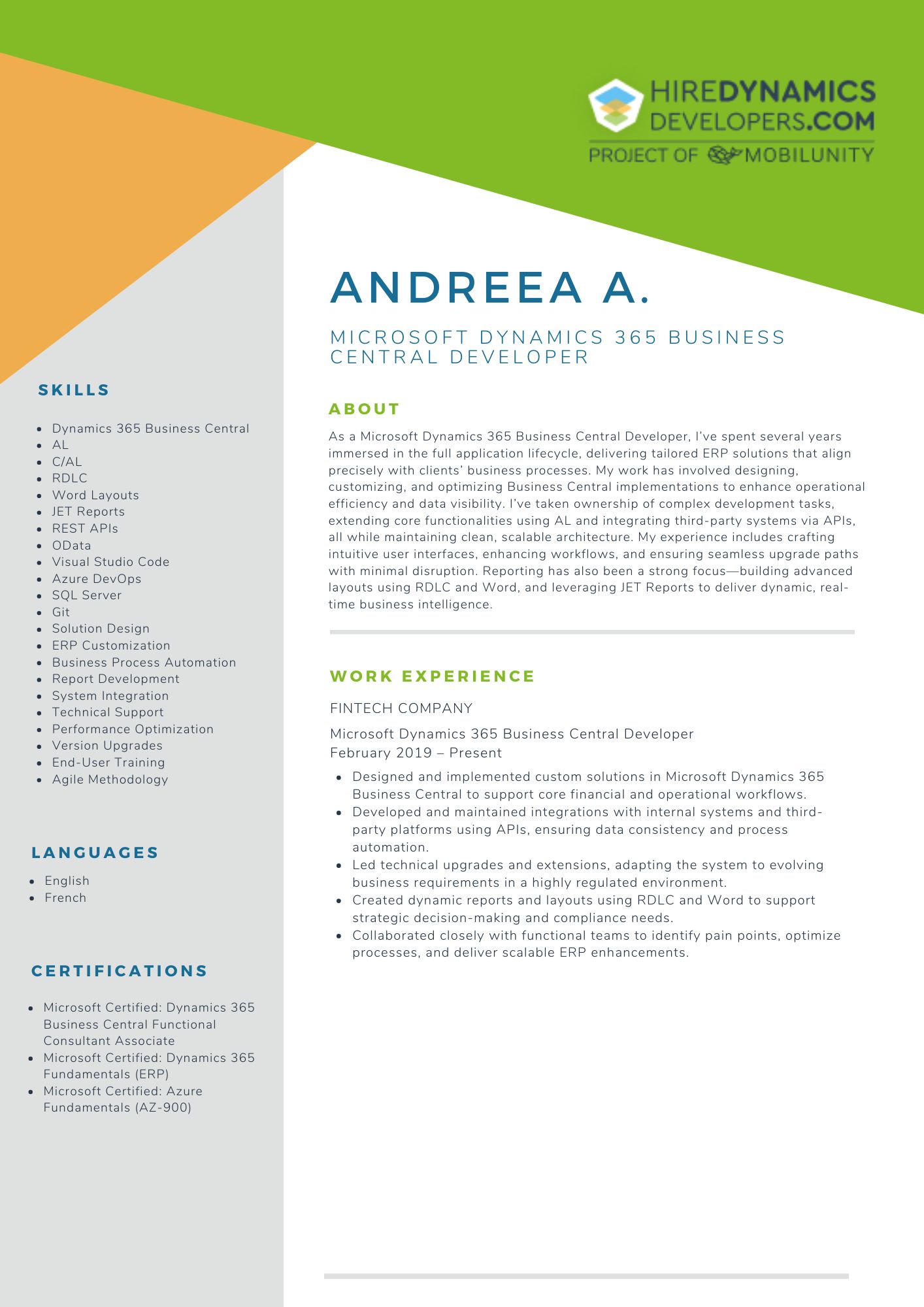 Microsoft Dynamics 365 Business Central Developer